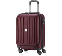 HAUPTSTADTKOFFER - X-Berg - Bagage à main + compartiment pour ordinateur portable valise trolley rigide, TSA, 55 cm, 42 litres,rouge foncé