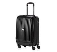 HAUPTSTADTKOFFER - X-Berg - Bagage à main robuste avec compartiment pour ordinateur portable, taille 55 cm, 42 L, Noir