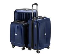 HAUPTSTADTKOFFER - X-Berg - Set de 3 Valises Bagages rigides, (S, M, L) 258 L, Bleu foncé
