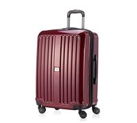 HAUPTSTADTKOFFER - X-Berg - Valise de Taille Moyenne Bagages rigides avec Extension, 65 cm, 90 L, Bourgogne