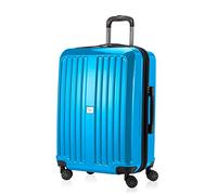 HAUPTSTADTKOFFER - X-Berg - Valise de Taille Moyenne Bagages rigides avec Extension, 65 cm, 90 L, Cyan Bleu