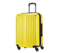 HAUPTSTADTKOFFER - X-Berg - Valise de Taille Moyenne Bagages rigides avec extension, ABS, 65 cm, 90 L, Jaune