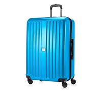 HAUPTSTADTKOFFER - X-Berg - Valise grande Bagages rigides avec extension, 75 cm, 126 L, Cyan Bleu