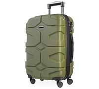 Hauptstadtkoffer - X-Kölln - Bagage à Main Cabine Valise Trolley 4 Roues Extensible, TSA, 55 cm, 50 litres, Vert Olive