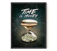 HAUS AND HUES Affiches d'argent pour homme - Art mural avec citations inspirantes - Art mural - Impression de citations professionnelles de motivation pour chambre à coucher (30,5 x 40,6 cm sans