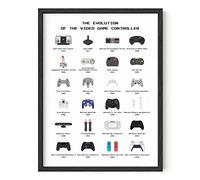 HAUS AND HUES Affiches de Jeux vidéo rétro pour Murs Art Mural de Jeux vidéo et décor d'affiche de Joueur (12 "x16, sans Cadre)