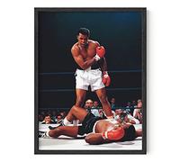 HAUS AND HUES Affiches de Muhammad Ali - Toile murale de motivation pour homme, décoration murale motivante, affiches de boxe en anneau, affiches de motivation pour affiches de gym, affiches