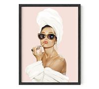 HAUS AND HUES Audrey Hepburn Affiche Vogue - Art Mural Hollywood | Images pour Déco Murale de la Salle de Bain (12 "x 16" Non Cadre)