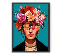 HAUS AND HUES Frida Kahlo Décoration murale et affiche féministe funky - Sans cadre, 30,5 x 40,6 cm