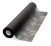 Haus-Held Tapis jetable 70 cm x 50 m sur rouleau avec perforation I noir I drap non tissé sans traction caoutchouc I chaise longue cosmétique - Tatto - SPA - crêpe médicale