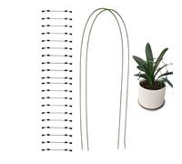 Haus Tuteurs de - Mâts de Support Flexibles en Acier de 45,7 cm et Support de Fleurs, Support de Tronc Solide, Fixation Facile à Clip | Jardin cintrant pour terrasse, en Pot, Serre