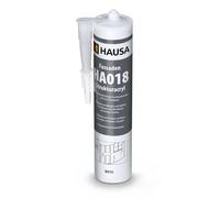 HAUSA Acrylique Structuré HA018 Blanc 2x310 ml - Mastic Acrylique Granulé pour Crépi, Joints et Réparations de Façade, Intérieur & Extérieur