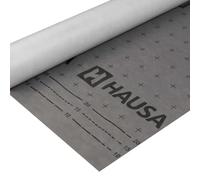 HAUSA Classic HU100 sous-toiture flexible à trois couches très perméable indéchirable résistante aux intempéries sans bandes autocollantes membrane de coffrage rouleaux de 1,5mx50m gris
