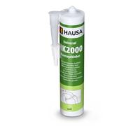 HAUSA Colle de montage universelle HK2000 Colle acrylique à dispersion adhésive Idéale pour les supports poreux à l'intérieur et à l'extérieur Résistance finale 200kg/10cm² 1x 310ml Blanc