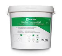 HAUSA HFB Mastic de réparation Mastic prêt à l'emploi Jointoiement de plaques de plâtre sans bandes de renfort pour murs plafonds à l'intérieur Remplissage de fissures blanc 20kg