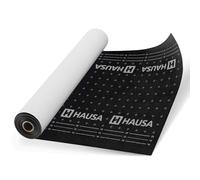 HAUSA membrane de sous-toiture Premium HU150 150g/m² 150m² 2x(1,5mx50m) classe UDB-A/USB-A selon ZVDH, résistante à la pluie et ouverte à la diffusion, résistante aux UV, sans bande adhésive