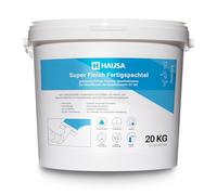 HAUSA Super Finish Enduit super fini Enduit prêt à l'emploi pour intérieur Enduit fin Enduit pour cloisons sèches Enduit de surface Q1-Q4 Enduit de masse blanc 20 kg