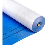 HAUSA Titanium HU200 Membrane de sous-toiture 200g/m² 225m² 3x(1,5mx50m) hautement perméable imperméable résistante aux intempéries au vieillissement indéchirable, avec 2 bandes autocollantes