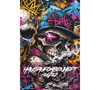 Hausaufgabenheft 2026/2027 für Teens Cooles Graffiti-Skull Design | Schulplaner für Schule & Alltag: Modernes Hausaufgabenbuch im Street-Art-Style mit ... Notenlisten & To-Do-Seiten | Schuljahr 26/27