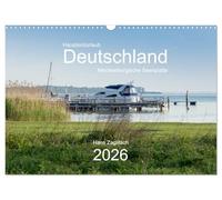 Hausbooturlaub Deutschland - Région des lacs du Mecklembourg, Version française (Calendrier mural 2026 DIN A3 portrait), Calendrier CALVENDO mensuel