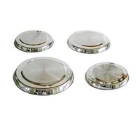 HI Haushalt International Lot de 4 Cache-plaques de Cuisson en Acier Inoxydable