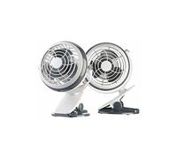 Haushaltsgeräte : 2 mini ventilateurs USB Ø 12,7 cm avec pince de fixation