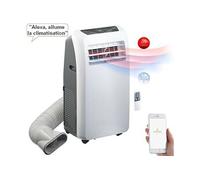 Haushaltsgeräte : Climatiseur mobile réversible 12000 BTU/h, 3500 W, compatible commandes vocales