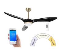 Sichler Haushaltsgeräte Ventilateur de plafond connecté avec lampe LED 1000 lm