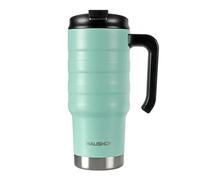 HAUSHOF Gourde de Voiture 710ML en Acier Inoxydable Isolée, Garde au Froid 24H et au Chaud 6H, Bouteille Isotherme avec Double Parois, Couvercle et Poignée sans BPA pour Voyage Camping Bureau