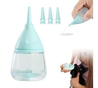 Hausio Bouteilles d'allaitement pour chaton, avec 3 interchangeables en silicone, pour chiots, biberons d'allaitement anti-suffocation, réutilisables, accessoires d'élevage, biberon d'élevage