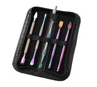 Hausio Outil de sculpture à la cire d'argile, outil de sculpture à double extrémité en acier inoxydable, outil de modélisation, outil de bricolage pour sculpture, modélisation, grattage, poterie