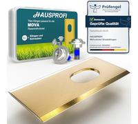 HAUSPROFI Lot de 60 lames de rechange en titane pour MOVA 600, 600 ensembles, 1000, LiDAX Ultra & NAVAX AWD Robot tondeuse certifié DIN EN 50636-2-107, 60 % plus durable, avec vis de sécurité et