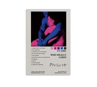 HAUSRENWRHHT Impression sur toile de l'album TV Girl Who Really Cares - Impression sur toile vintage - Décoration pour salon, chambre à coucher - 40 x 60 cm - Style sans cadre