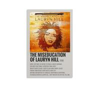 HAUSRENWRHHT Lauryn Hill The Miseducation (1) Impression sur toile vintage esthétique pour salon, chambre à coucher, 20 x 30 cm, style sans cadre