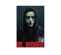 HAUSRENWRHHT Mr. Robot Poster mural sur toile esthétique vintage pour salon, chambre à coucher, 30 x 45 cm, style sans cadre