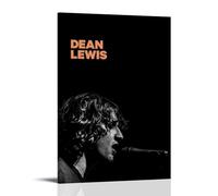 HAUSRENWRHHT Poster Dean Lewis - Impression sur toile vintage esthétique - Peinture décorative pour salon, chambre à coucher - 30 x 45 cm - Style cadre