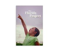 HAUSRENWRHHT Poster du film The Florida Project - Impression sur toile - Esthétique - Vintage - Décoration pour salon, chambre à coucher - 30 x 45 cm - Style sans cadre