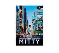 HAUSRENWRHHT Poster La vie secrète de Walter Mitty - Impression sur toile - Esthétique - Style vintage - Décoration pour salon, chambre à coucher - 60 x 90 cm - Style rétro - Sans cadre