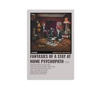 HAUSRENWRHHT Poster psychopathe The Blinders Fantasy Of A Stay At Home - Impression sur toile vintage - Décoration pour salon, chambre à coucher - 30 x 45 cm - Style sans cadre