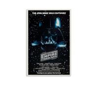 HAUSRENWRHHT Poster The Empire Strikes Back - Impression sur toile - Esthétique - Style vintage - Peinture décorative pour salon, chambre à coucher - 60 x 90 cm - Style rétro - Sans cadre