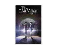 HAUSRENWRHHT Poster The Lost Village - Impression sur toile - Impression vintage esthétique - Peinture décorative pour salon, chambre à coucher - 60 x 90 cm - Style sans cadre