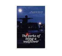 HAUSRENWRHHT Poster The Perks of Being A Wallflower - Impression sur toile - Esthétique - Vintage - Peinture décorative pour salon, chambre à coucher - 40 x 60 cm - Style sans cadre