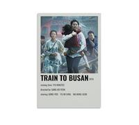 HAUSRENWRHHT Poster Train To Busan - Impression sur toile vintage - Décoration pour salon, chambre à coucher - 50 x 75 cm - Style vintage - Sans cadre