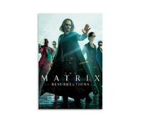 HAUSRENWRHHT The Matrix Resurrections Poster mural décoratif sur toile pour salon, chambre à coucher, 50 x 75 cm, sans cadre