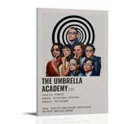 HAUSRENWRHHT The Umbrella Academy Poster mural décoratif sur toile vintage esthétique pour salon, chambre à coucher, 60 x 90 cm, style cadre