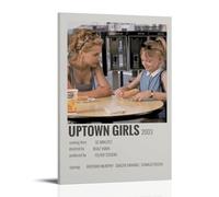 HAUSRENWRHHT Uptown Girls2 Poster mural décoratif sur toile pour salon, chambre à coucher, 60 x 90 cm, style rétro avec cadre