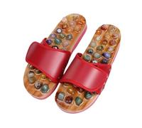 Hausschuhe Chaussures de douche et de bain - Pantoufles de massage d'acupression - Sandales thérapeutiques de massage avec zone de réflexe des pieds - Sandales de massage pour l'acupuncture du pied