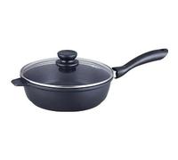 Haussmann Héritage® - 24cm sauteuse revêtement pierre avec couvercle en verre - HS-2424