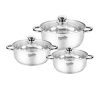 HAUSSMANN HERITAGE -Couscoussier/Cuit Vapeur/Faitout 3 en 1 - INOX-14 Litre/26cm-Compatible avec tous types de feux -induction