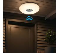 Haustürleuchte Plafonnier Lampe D'Extérieur Klingelfunktion Blanc 1x LED